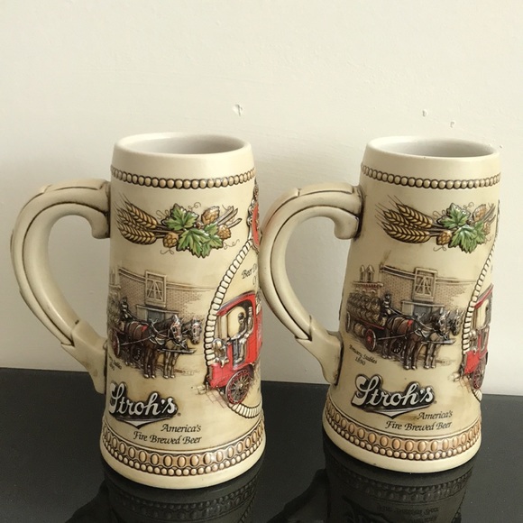Stroh’s Vintage Beer Steins - Picture 4 of 10